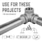 Stz 1/2 in. FIP each X 1/2 in. D FIP 1/2 in. D FIP Black Malleable Iron Side Out Elbow 310 SOE-12 - alternate 4